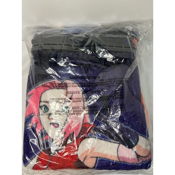 Naruto Shippuden Fleece Throw~ 45 x 60 in~ RARE PATTERN NIP!!! - Picture 3 of 3